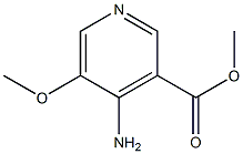 methyl 4-amino-5-methoxypyridine-3-carboxylate Struktur