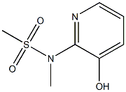 N-(3-hydroxypyridin-2-yl)-N-methylmethanesulfonamide Struktur