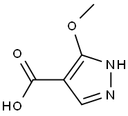 5-Methoxy-1H-pyrazole-4-carboxylic acid Struktur