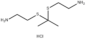 2,2-Bis(2-aminoethylthio)propane Dihydrochloride 結(jié)構(gòu)式