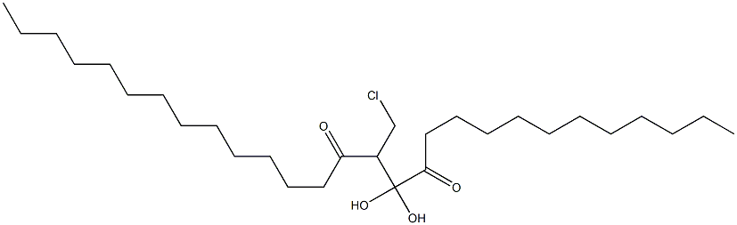 1-Lauroyl-2-myristoyl-3-chloropropanediol Struktur