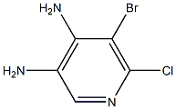 5-Bromo-6-chloro-pyridine-3,4-diamine Struktur