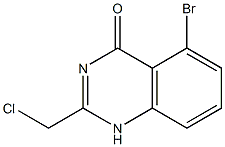 5-Bromo-2-chloromethyl-1H-quinazolin-4-one Struktur