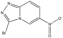 3-Bromo-6-nitro-[1,2,4]triazolo[4,3-a]pyridine Struktur