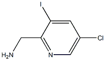 (5-Chloro-3-iodo-pyridin-2-yl)-methyl-amine Struktur