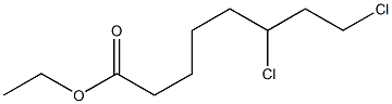 6,8 dichlorooctanoic acid ethyl ester Struktur