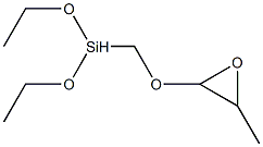 3-glycidyloxymethyldiethoxysilane Struktur