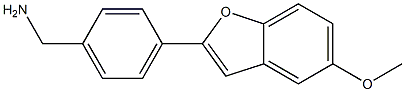 [4-(5-METHOXY-BENZOFURAN-2-YL)-PHENYL]-METHYL-AMINE Struktur