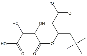 L-carnitine tartrate Struktur