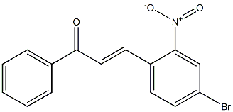 4Bromo-2-NitroChalcone Struktur