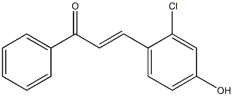 4Hydroxy-2-ChloroChalcone Struktur