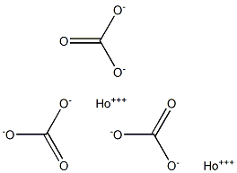 Holmium(III) carbonate Struktur