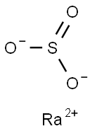 Radium sulfite Struktur