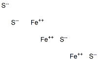 Triiron tetrasulfide Struktur