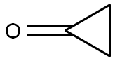 Cyclopropanone Struktur