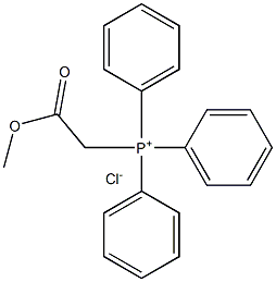 Methoxycarbonylmethyltriphenylphosphonium chloride Struktur