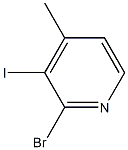 2-Bromo-3-iodo-4-picoline Struktur