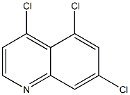 quinoline,4,5,7-trichloro- Struktur