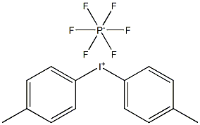 4,4'-dimethyldiphenyliodonium hexafluorophosphate Struktur