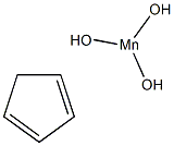 Cyclopentadiene trihydroxy manganese Struktur