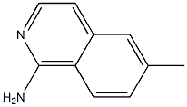 1-Amino-6-methylisoquinolin Struktur