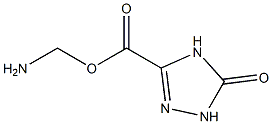 3-(AMINOMETHYL)-1H-1,2,4-TRIAZOL-5(4H)-ONEFORMATE Struktur