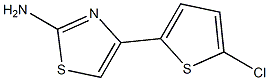 2-Amino-4-(5-chlorothien-2-yl)-1,3-thiazole 97% Struktur