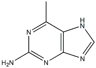 2-AMINO-6-METHYLPURINE Struktur