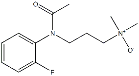 3-(N-(2-FLUOROPHENYL)ACETAMIDO)-N,N-DIMETHYLPROPAN-1-AMINE OXIDE Struktur