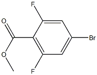 METHYL2,6-DIFLUORO-4-BROMOBENZOATE Struktur