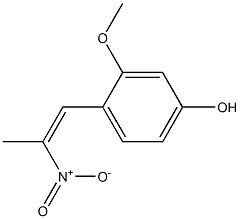 1-(4-HYDROXY-2-METHOXYPHENYL)-2-NITROPROPENE Struktur