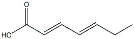 heptadienoic acid Struktur