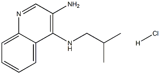 3-Amino-4-(2-Methylpropylamino) Quinoline HCl Struktur