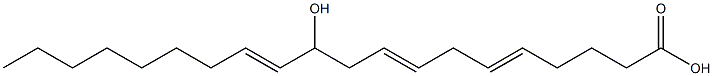 11-hydroxy-5,8,12-eicosatrienoic acid Struktur