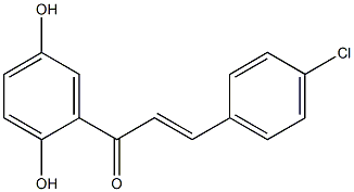 2',5'-dihydroxy-4-chlorochalcone Struktur