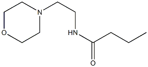 2-(4-morpholinyl)ethyl butanamide Struktur