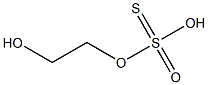 hydroxyethyl thiosulfate Struktur