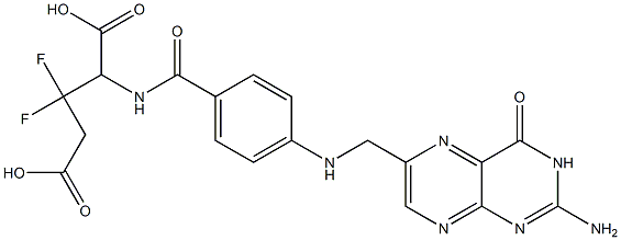 beta,beta-difluorofolic acid Struktur