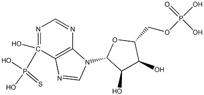 6-thiophosphoryl-inosine monophosphate Struktur