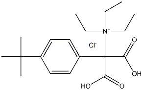 (4-(tert-butyldioxycarbonyl)benzyl)triethylammonium chloride Struktur