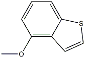 4-methoxy-benzo(b)thiophene Struktur