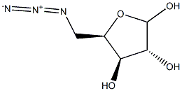 5-azido-5-deoxyxylofuranose Struktur