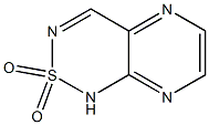 pyrazino(2,3-c)(1,2,6)thiadiazine-2,2-dioxide Struktur