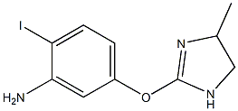 2-(3-amino-4-iodophenoxy)methylimidazoline Struktur