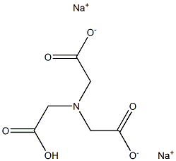 ACETICACID,NITRILOTRI-,DISODIUMSALT Struktur