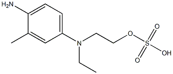 2-((4-AMINO-3-METHYL-PHENYL)ETHYLAMINO)ETHANOLSULPHATE Struktur