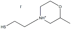 N-(2-MERCAPTOETHYL)-2-METHYLMORPHOLINIUMIODIDE Struktur