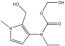 N-ETHYLCARBAMATE,1-METHYL-2,3-BIS-HYDROXYMETHYL-3-PYRROLI. Struktur