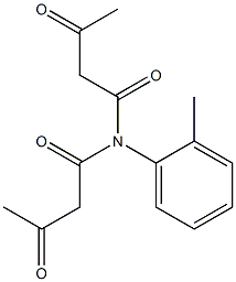 N,N-DI(ACETOACETYL)-ORTHO-TOLUIDINE Struktur