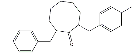 2,8-BIS(4-METHYLBENZYL)CYCLOOCTANONE Struktur